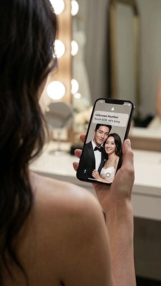 Episode 1: a bride receives a message on her phone